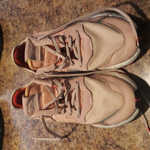 Adidas 3M pink nite jogger scotchlite core running shoes womens 10.5 - Picture 5 of 5